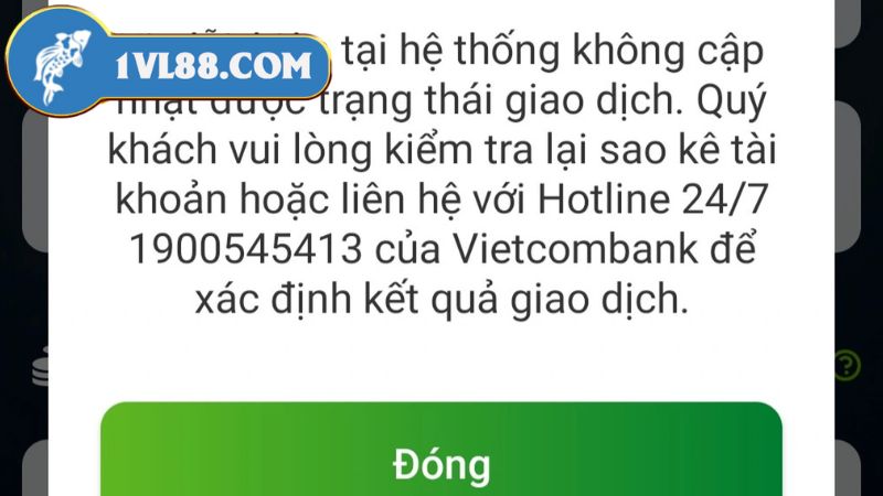 Cách Xử Lý và Khắc Phục Lỗi Giao Dịch VL88