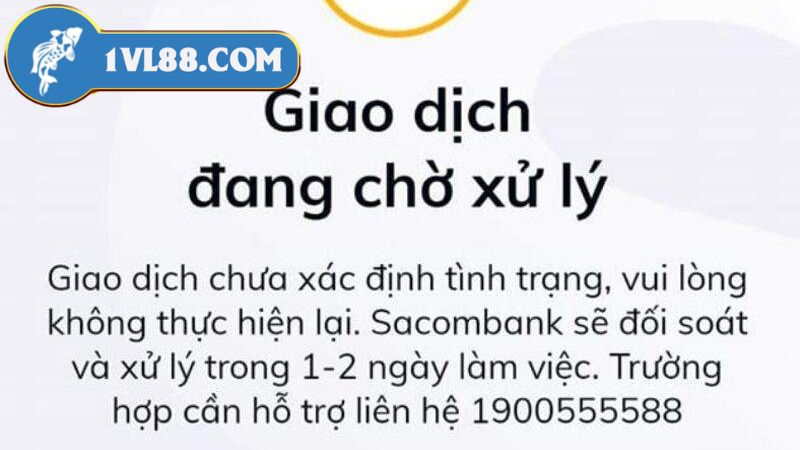 Một số lưu ý để tránh lỗi giao dịch